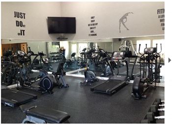 Fully equipped fitness center